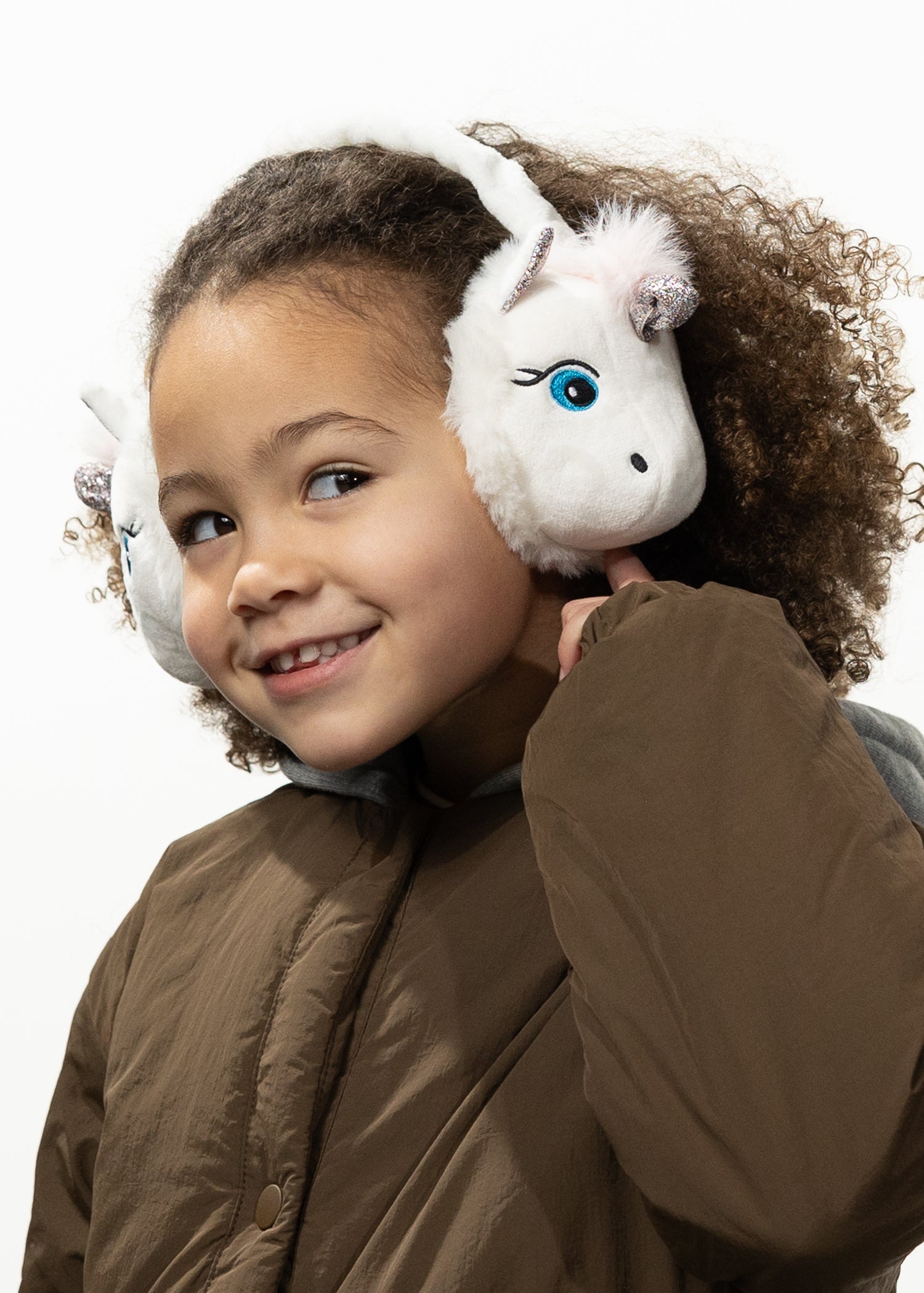Kids Unicorna Earmuffs white - Side