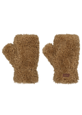Women Bantota Fingerless Gloves brown