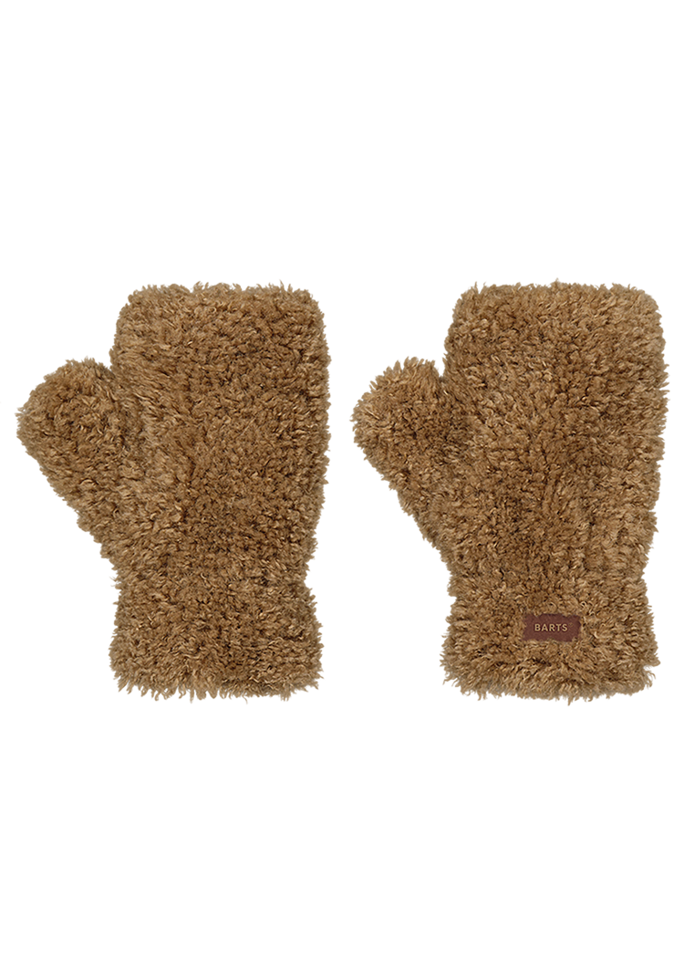 Women Bantota Fingerless Gloves brown