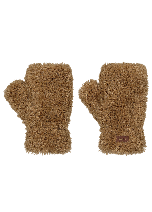 Women Bantota Fingerless Gloves brown