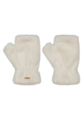 Women Britamu Fingerless Gloves cream