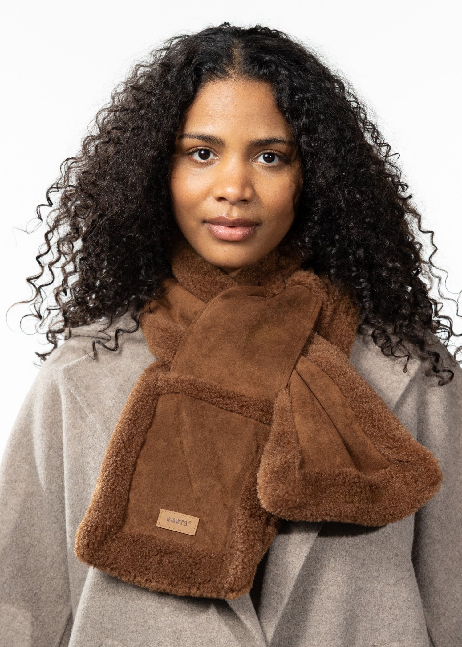 Women Kegalle Scarf dark brown - Front