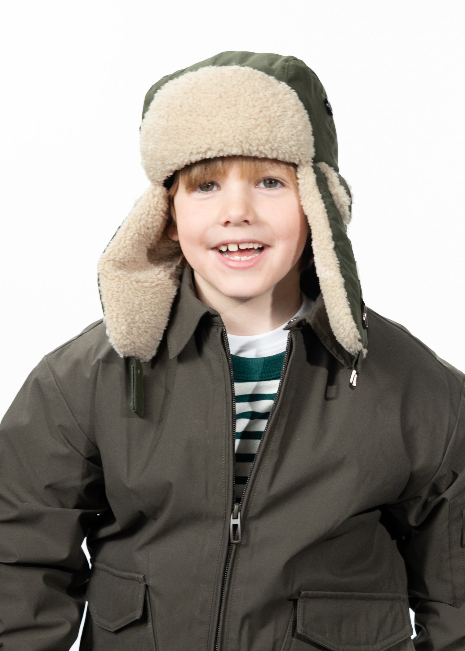 Kids Jegger Bomber army - Front