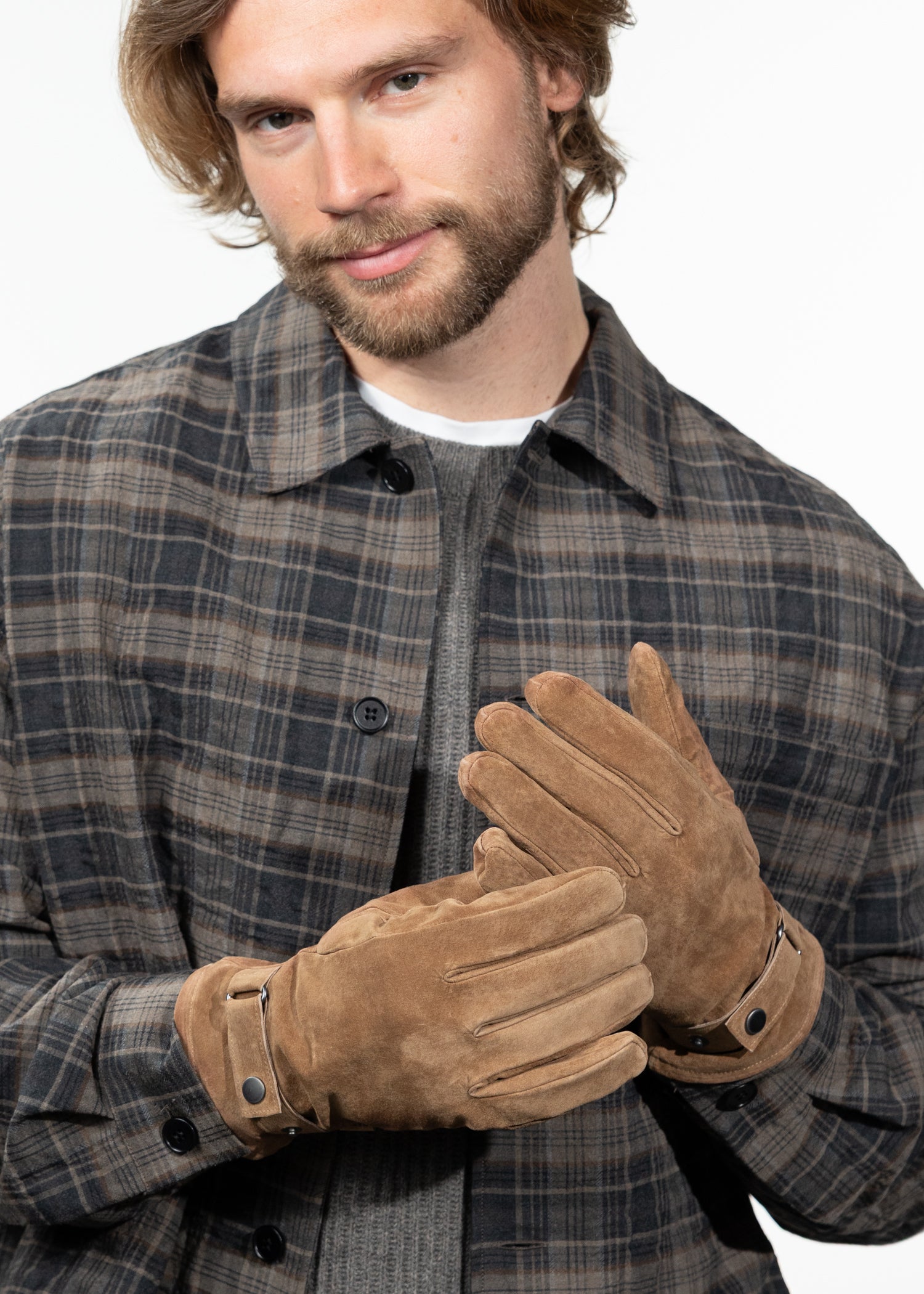 Men Vilmari Gloves brown - Front