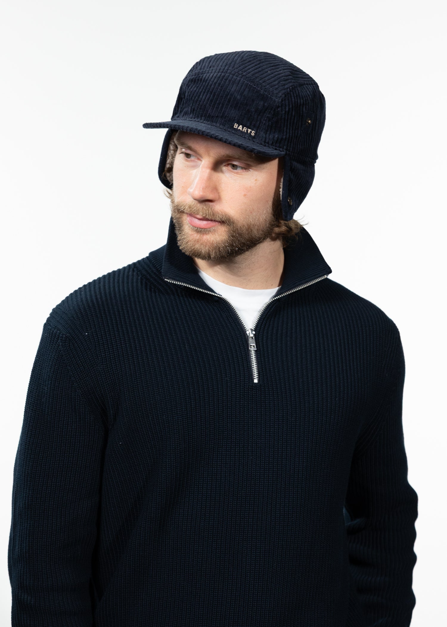 Men Rayner Cap navy - Side