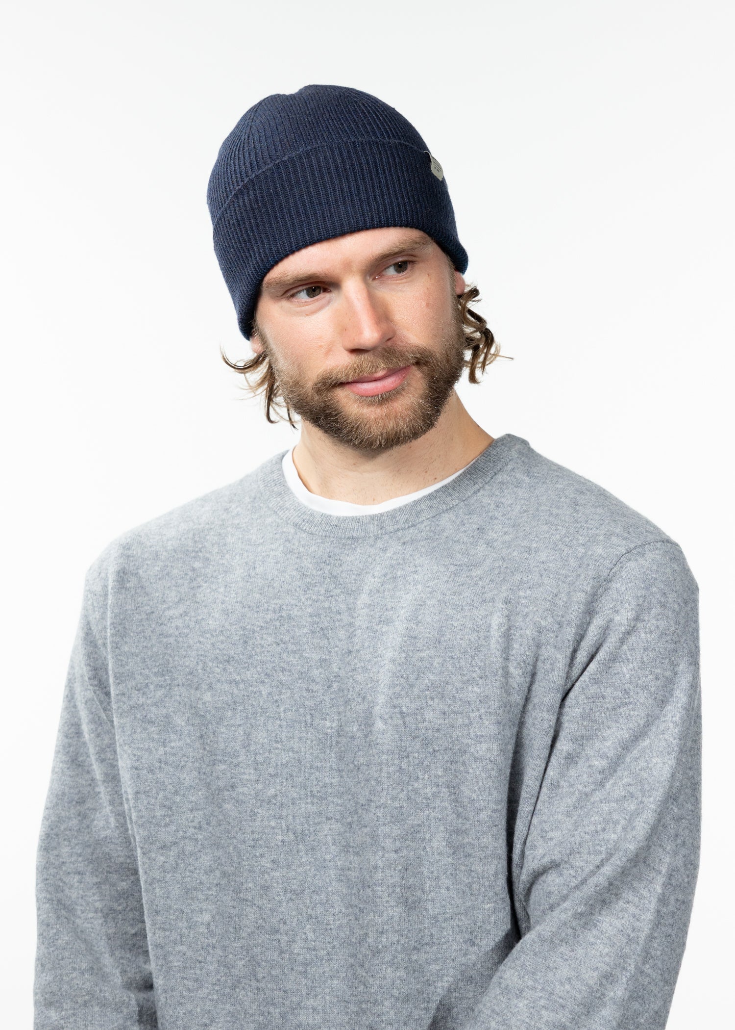 Men Stonel Beanie navy - Front
