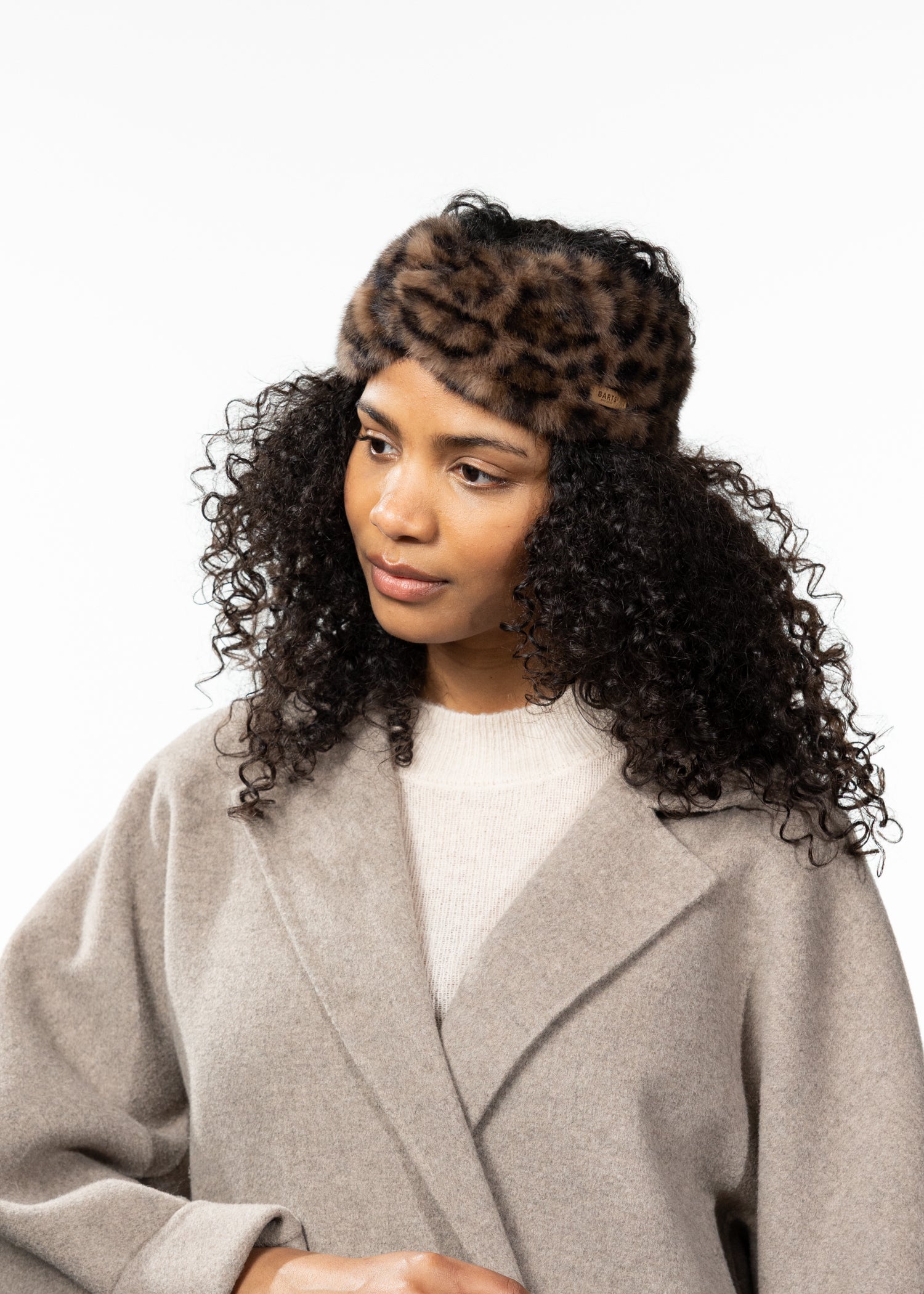 Women Breanne Headband print brown - Side