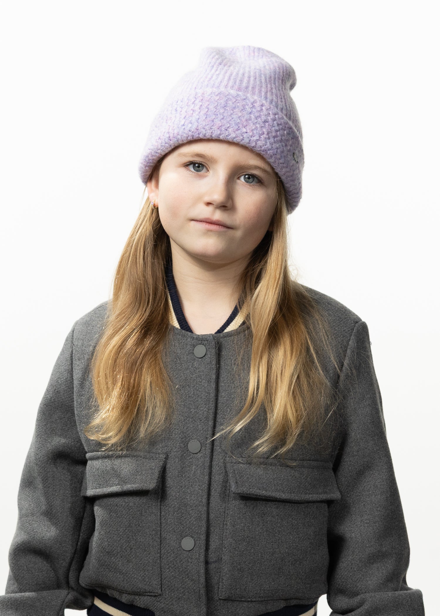 Kids Shae Beanie lilac - Front