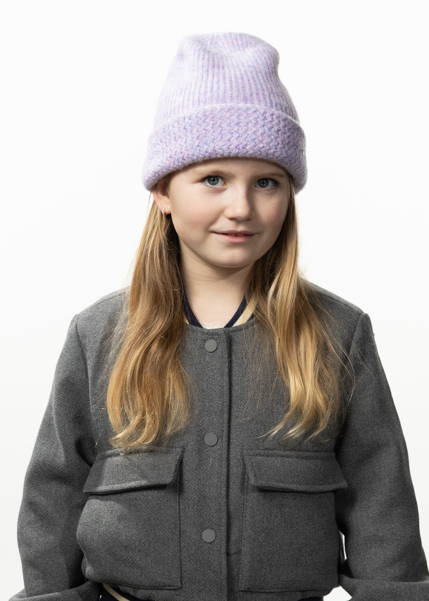 Kids Shae Beanie lilac - Front