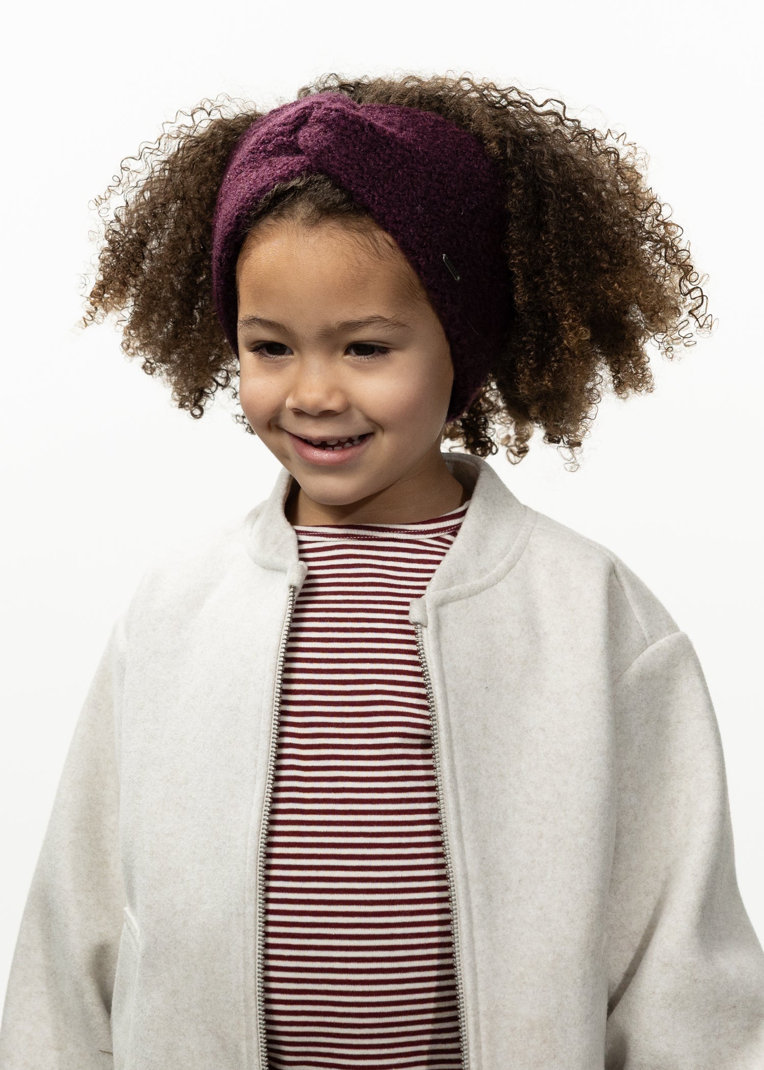 Kids Shae Headband aubergine - Front