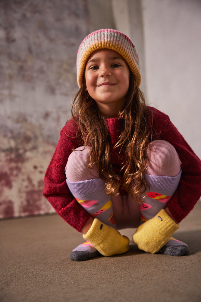 Kids Shae Mitts yellow - Model