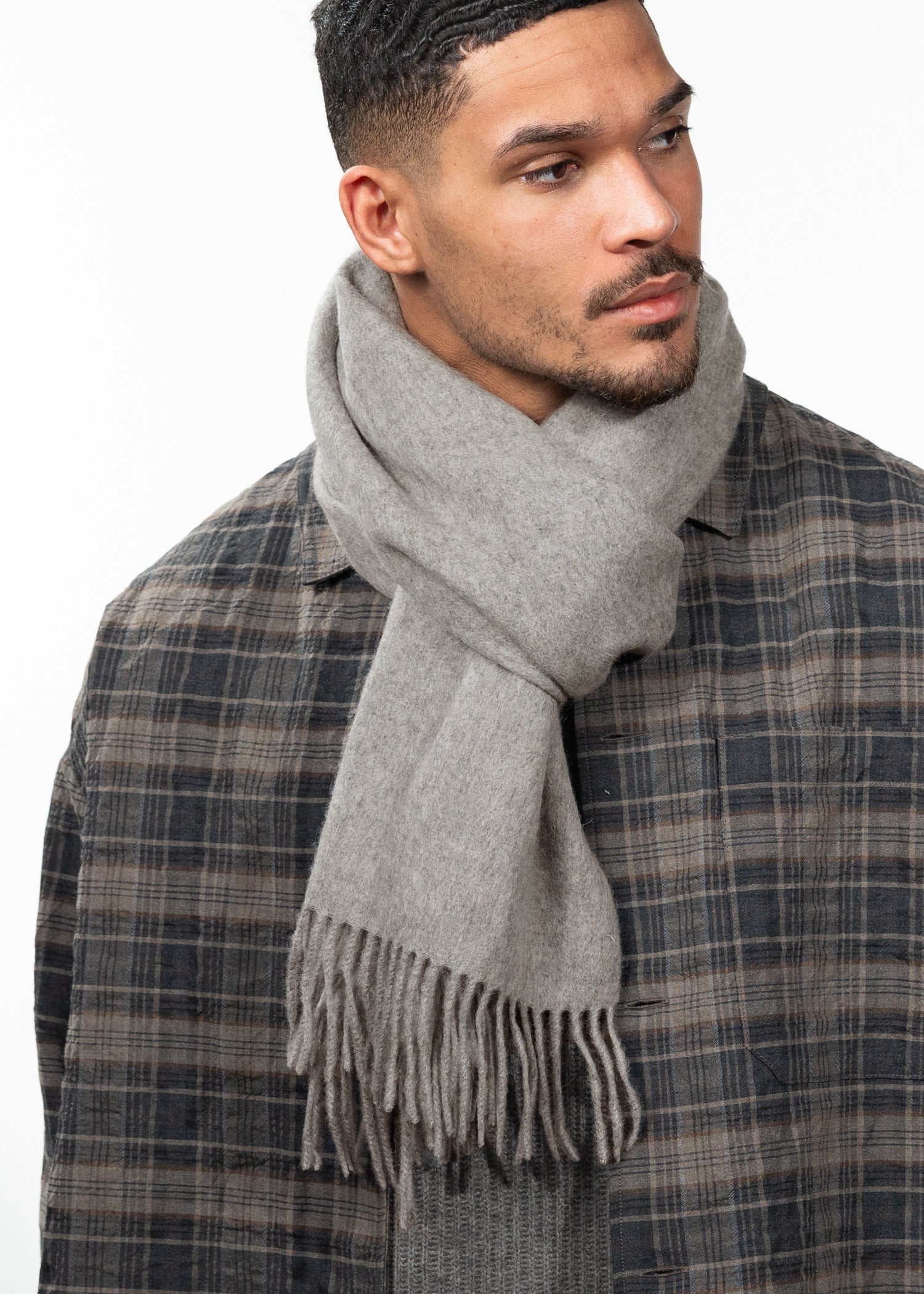 Unisex Kristjen Scarf heather grey - Front