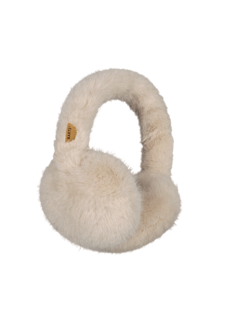 Women Big Fur Earmuffs beige