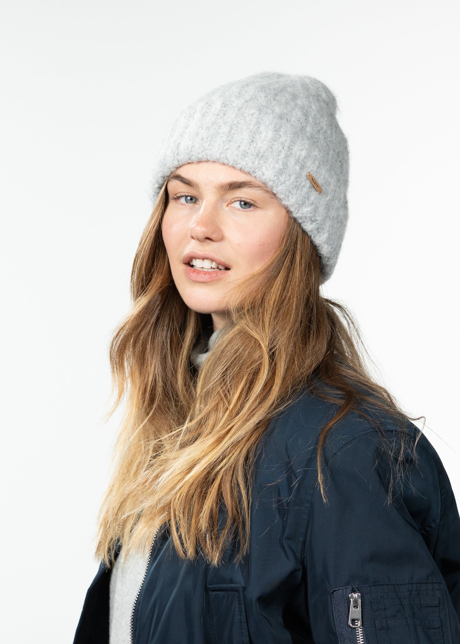 Women Lillyana Beanie heather grey - Side