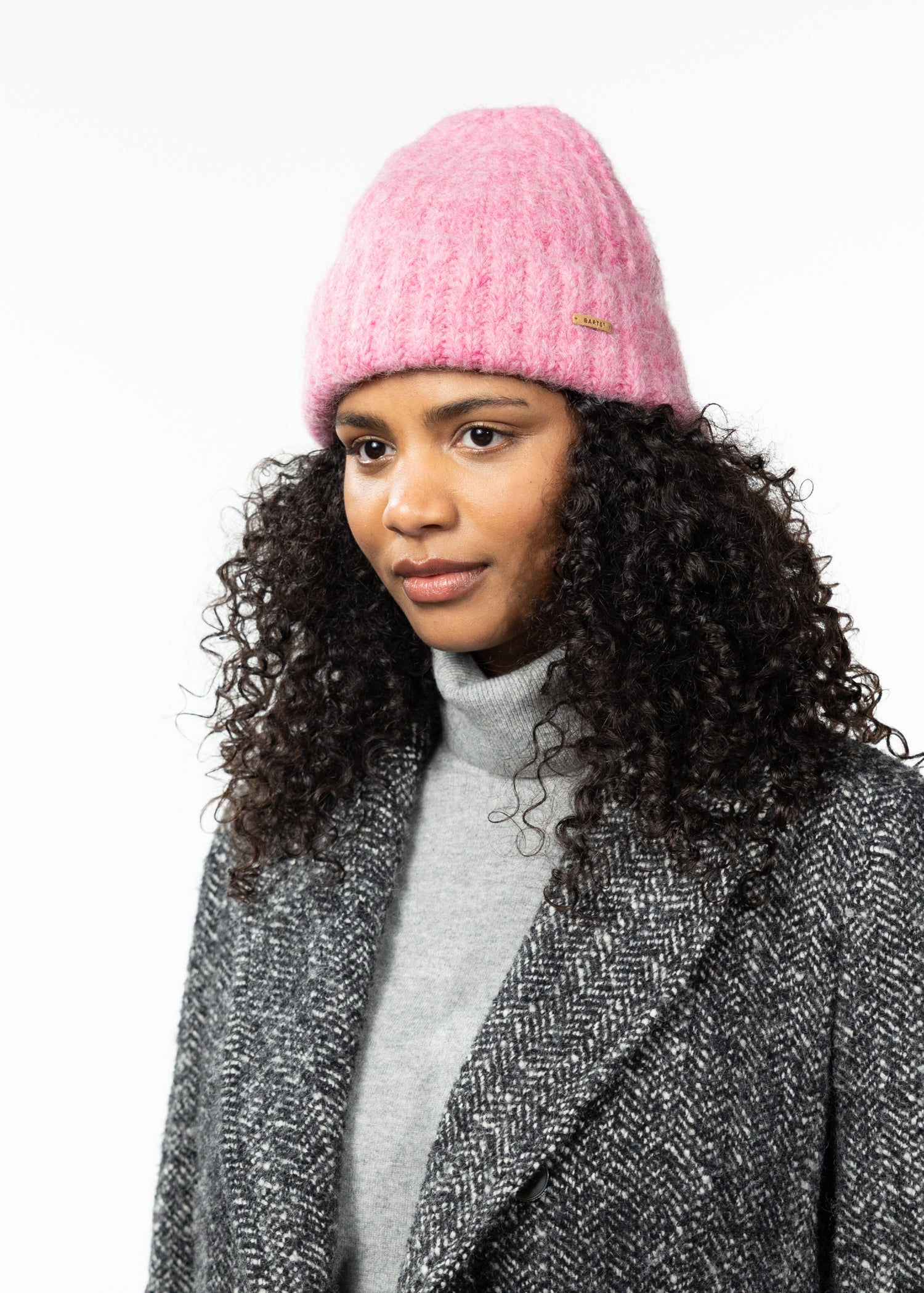 Women Lillyana Beanie pink - Side