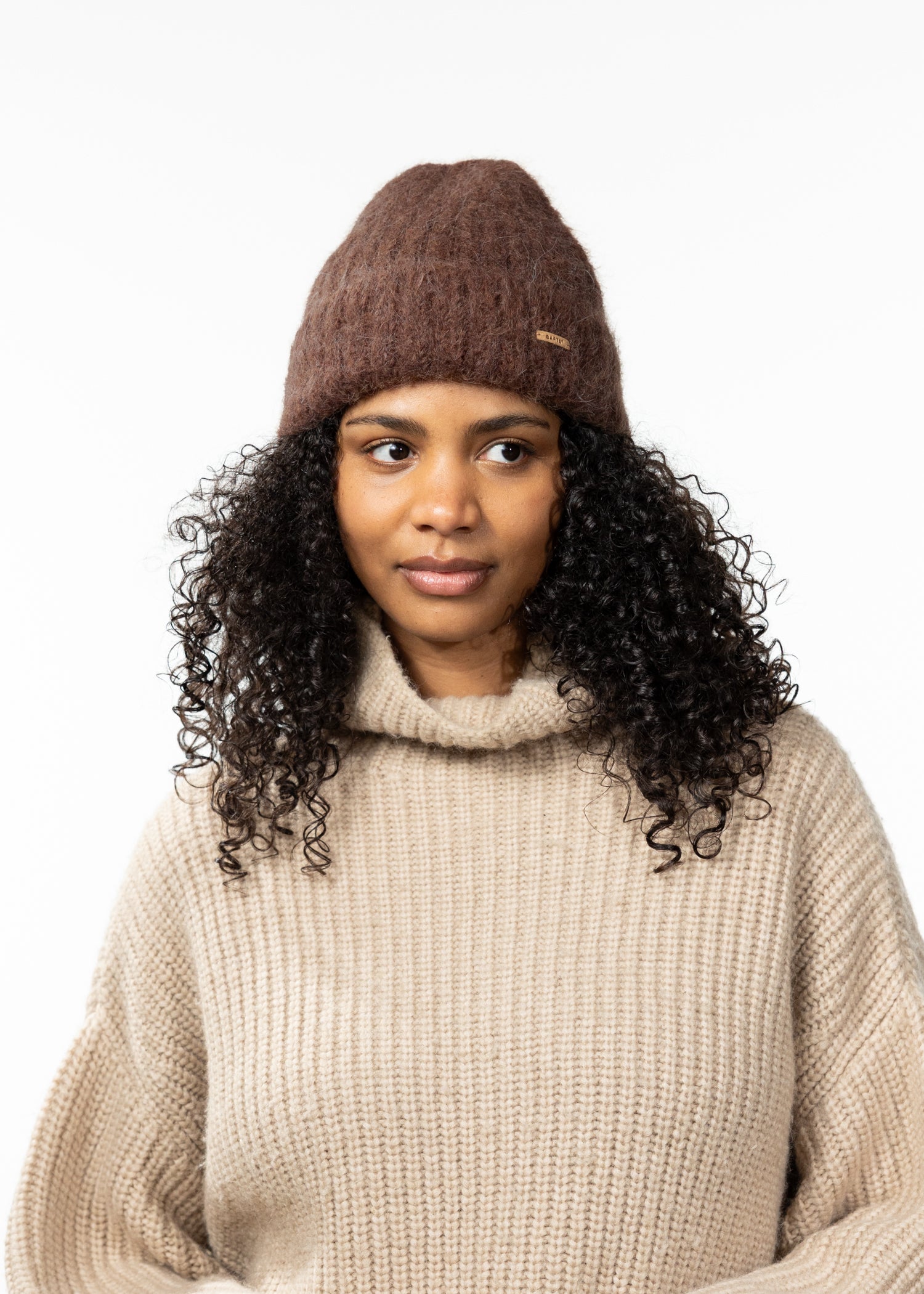Women Lillyana Beanie dark brown - Front