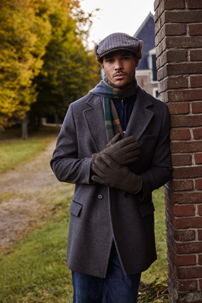 Men Ketill Scarf navy - Model
