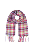 Women Plaity Scarf fuchsia