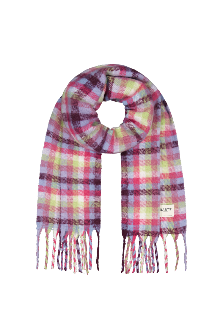 Women Plaity Scarf fuchsia