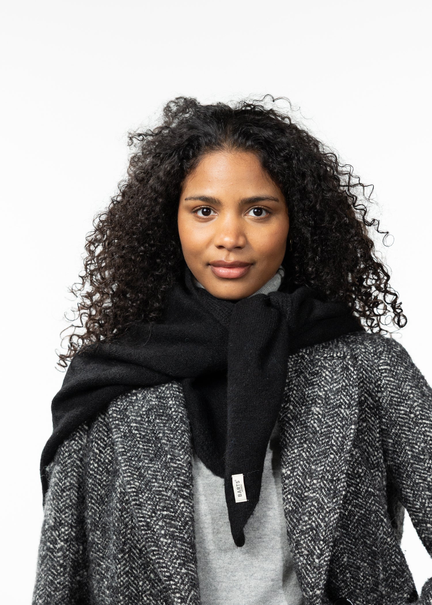 Women Darty Scarf black - Front