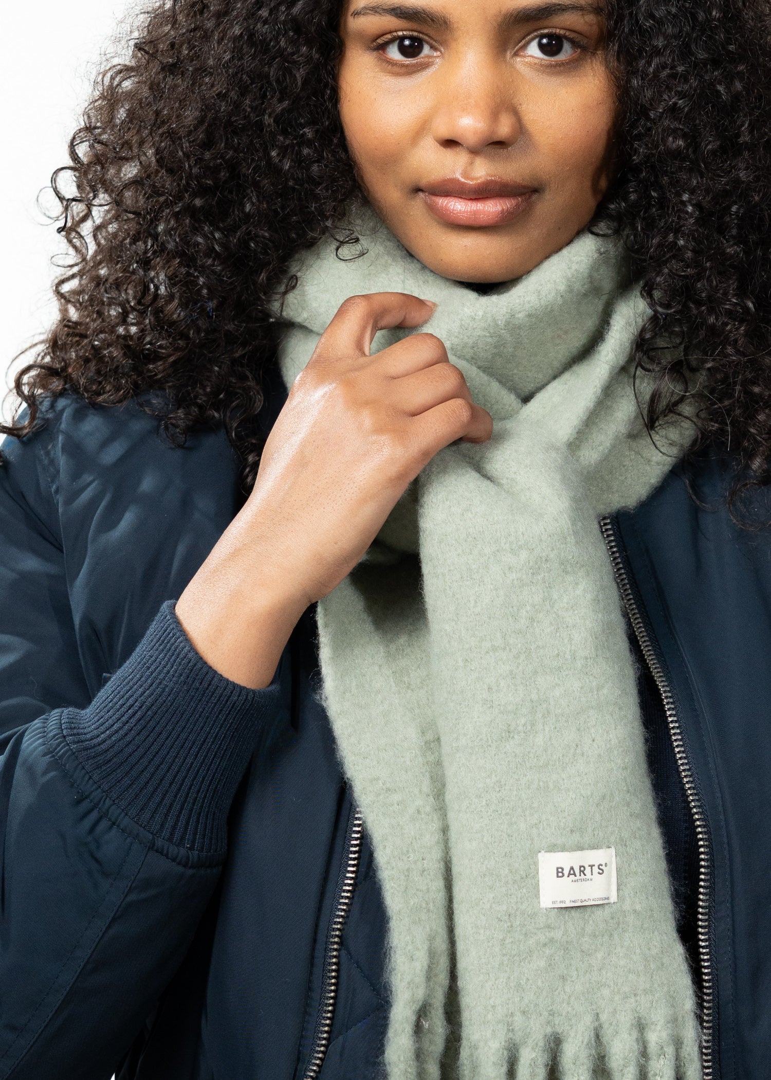 Women Keridda Scarf stone - Front