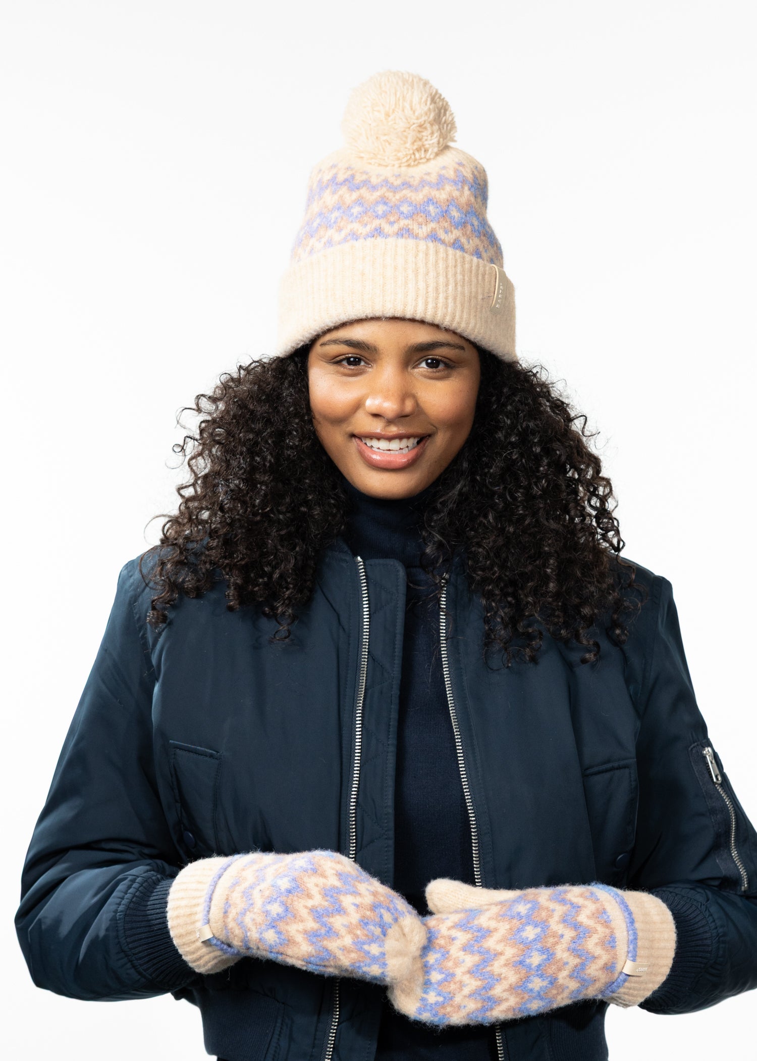 Women Nakarah Beanie cream - Front