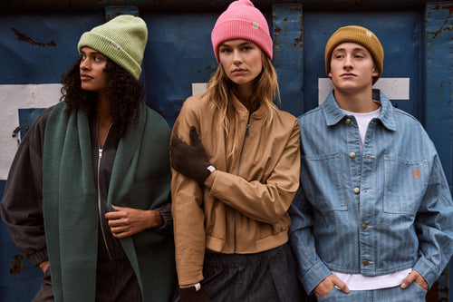 Unisex Aatos Beanie light pistache - Model
