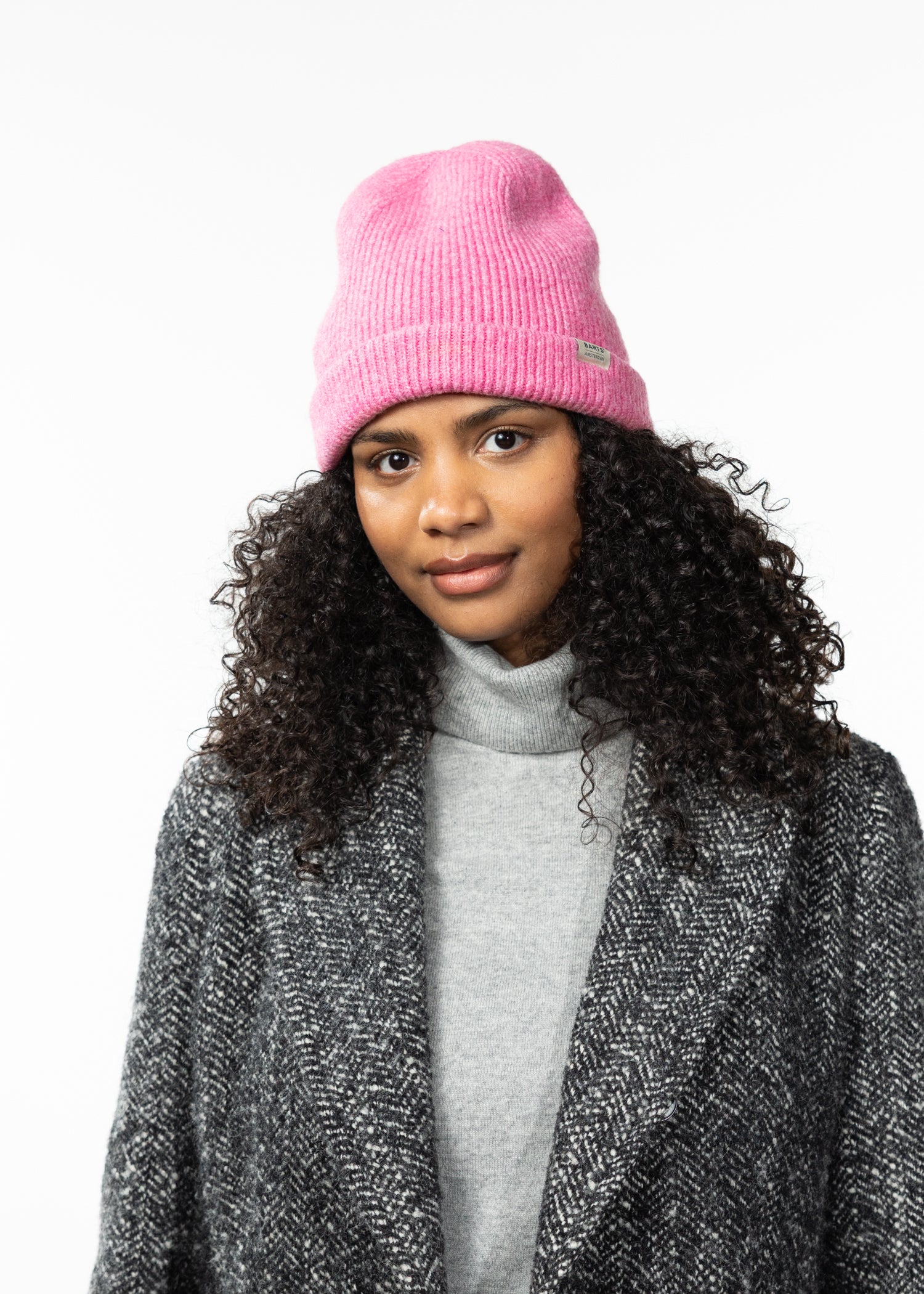 Unisex Aatos Beanie rose - Front