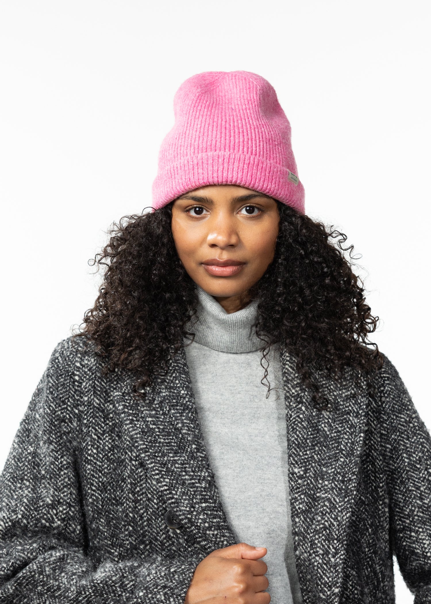 Unisex Aatos Beanie rose - Front