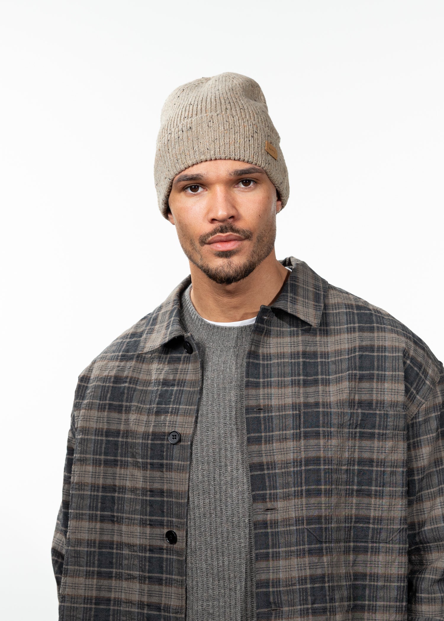 Men Olafs Beanie beige - Front