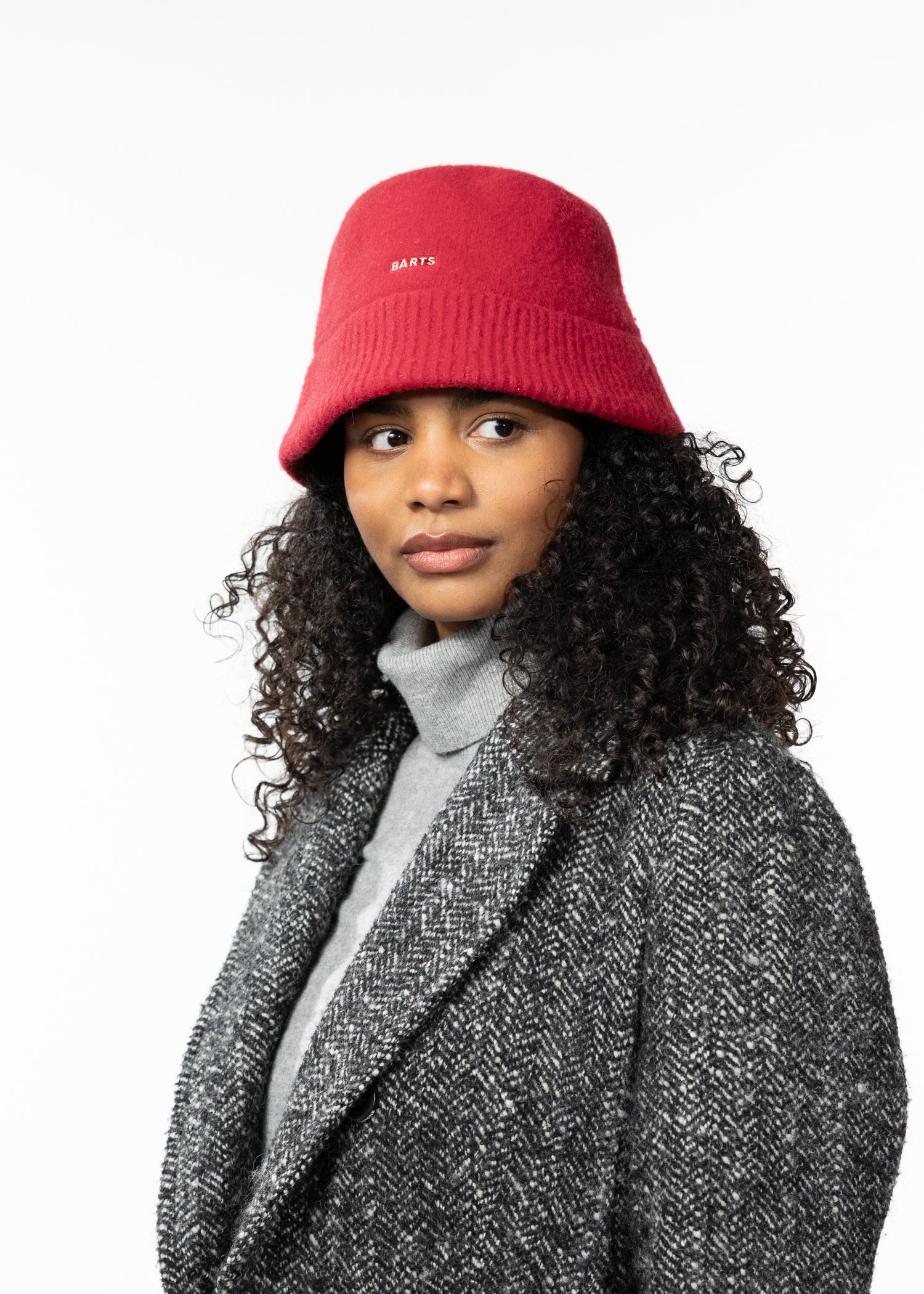 Women Limatu Hat red - Side