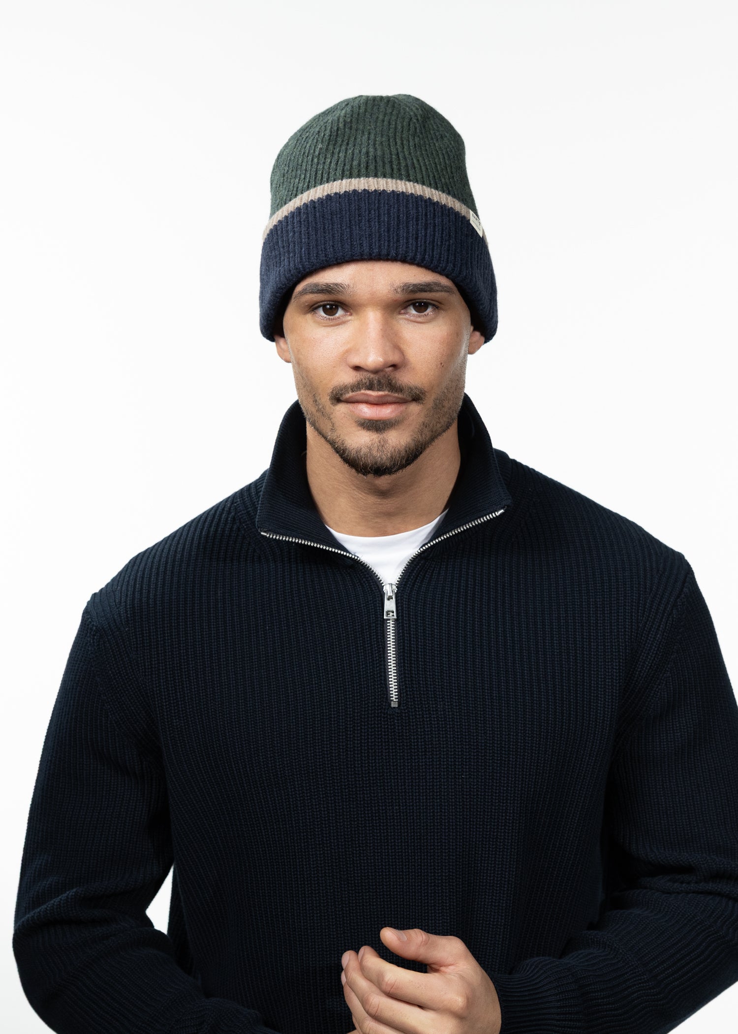 Men Pharon Beanie army - Front
