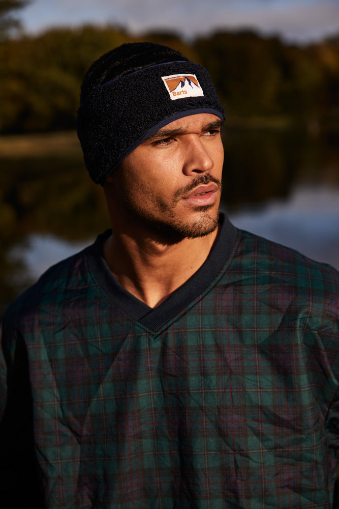 Men Isafjord Headband navy - Model