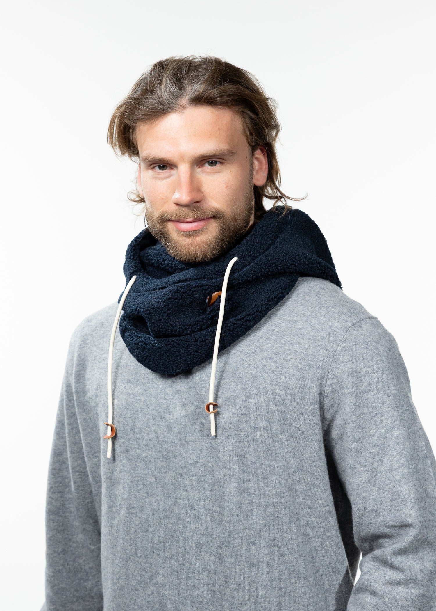 Men Isafjord Hood navy - Side