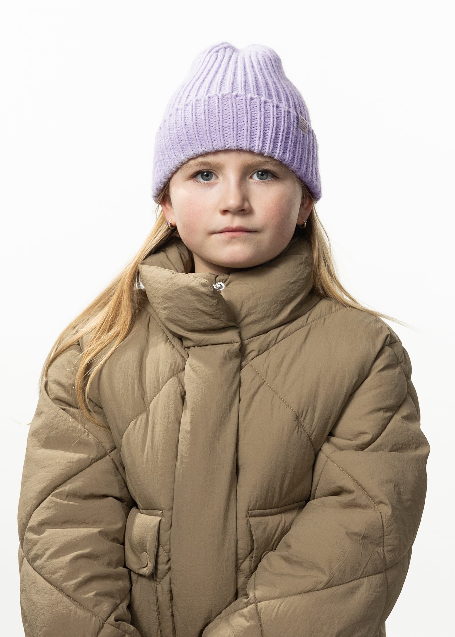 Kids Jeansy Beanie lilac - Front