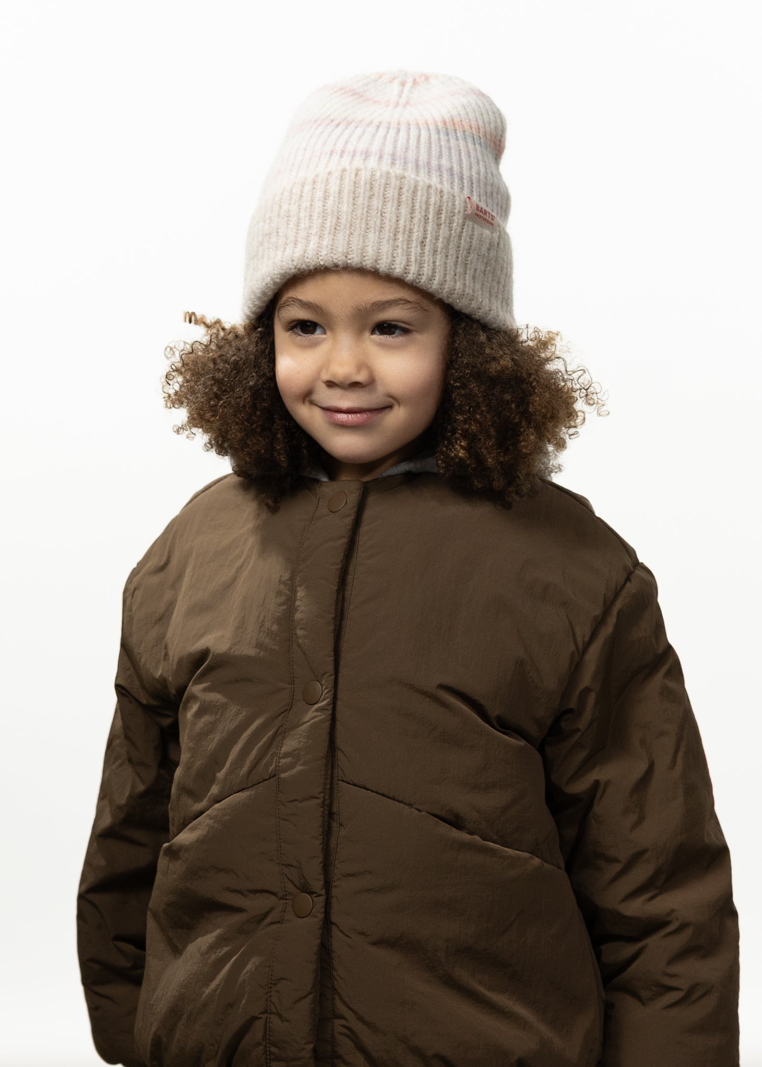 Kids Lianan Beanie cream - Front