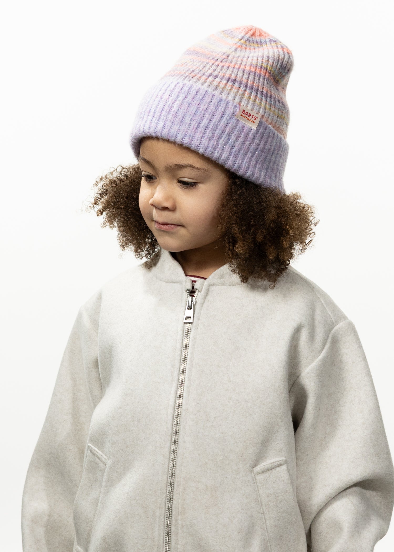 Kids Lianan Beanie lilac - Side