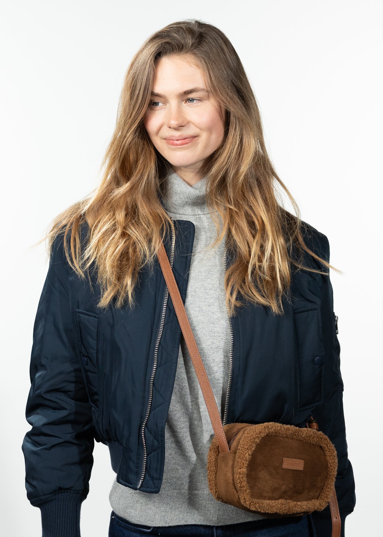 Bags Aedey Shoulderbag dark brown - Front