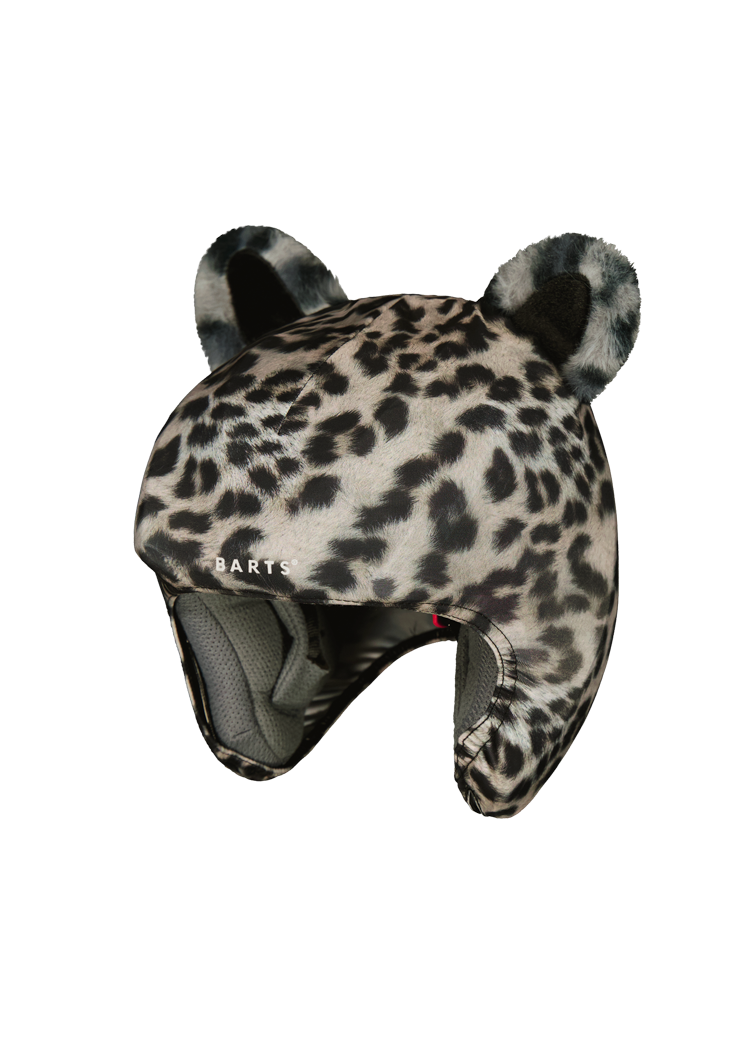 Kids Helmet Cover Ears print beige