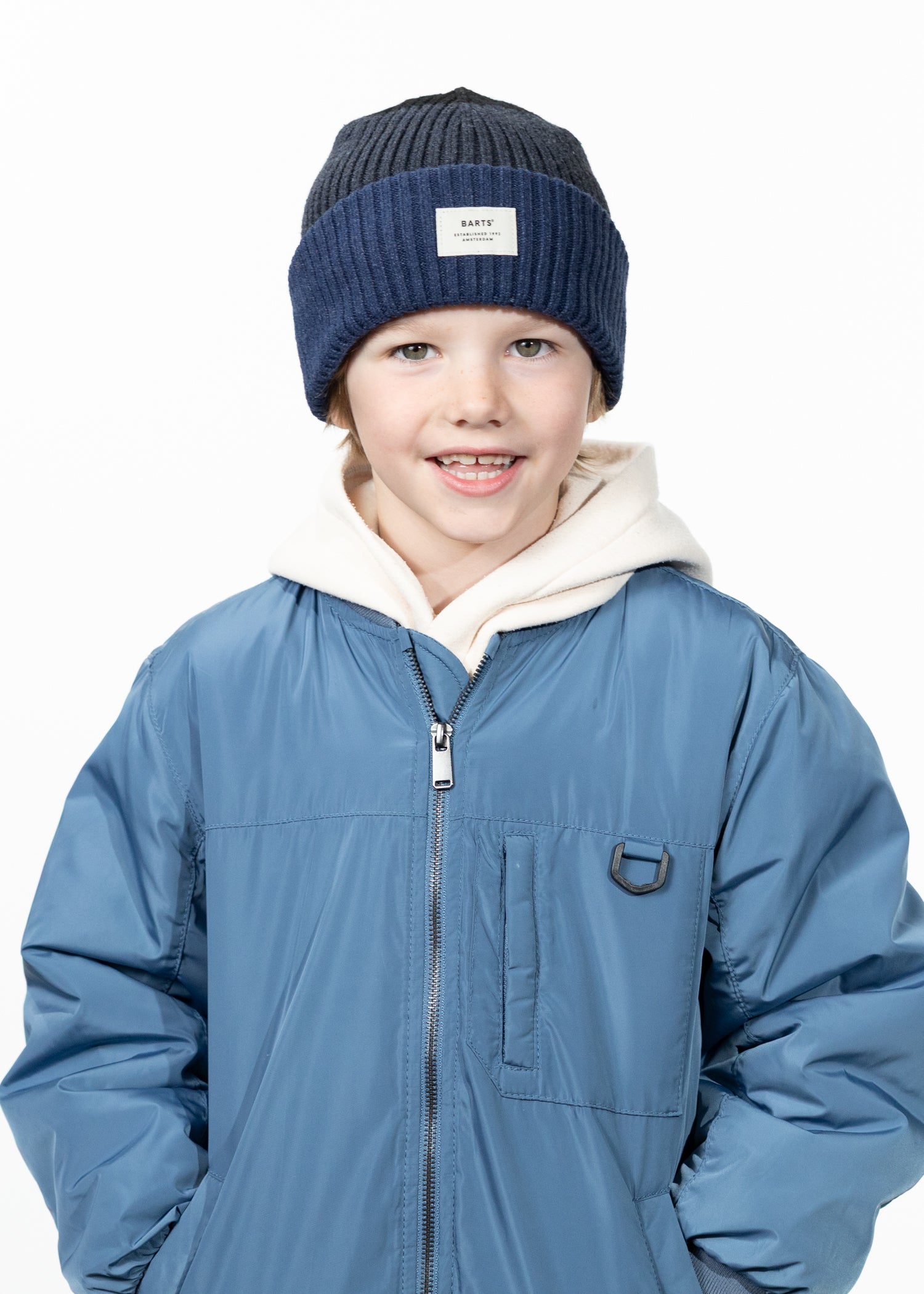 Kids Rylan Beanie navy - Front
