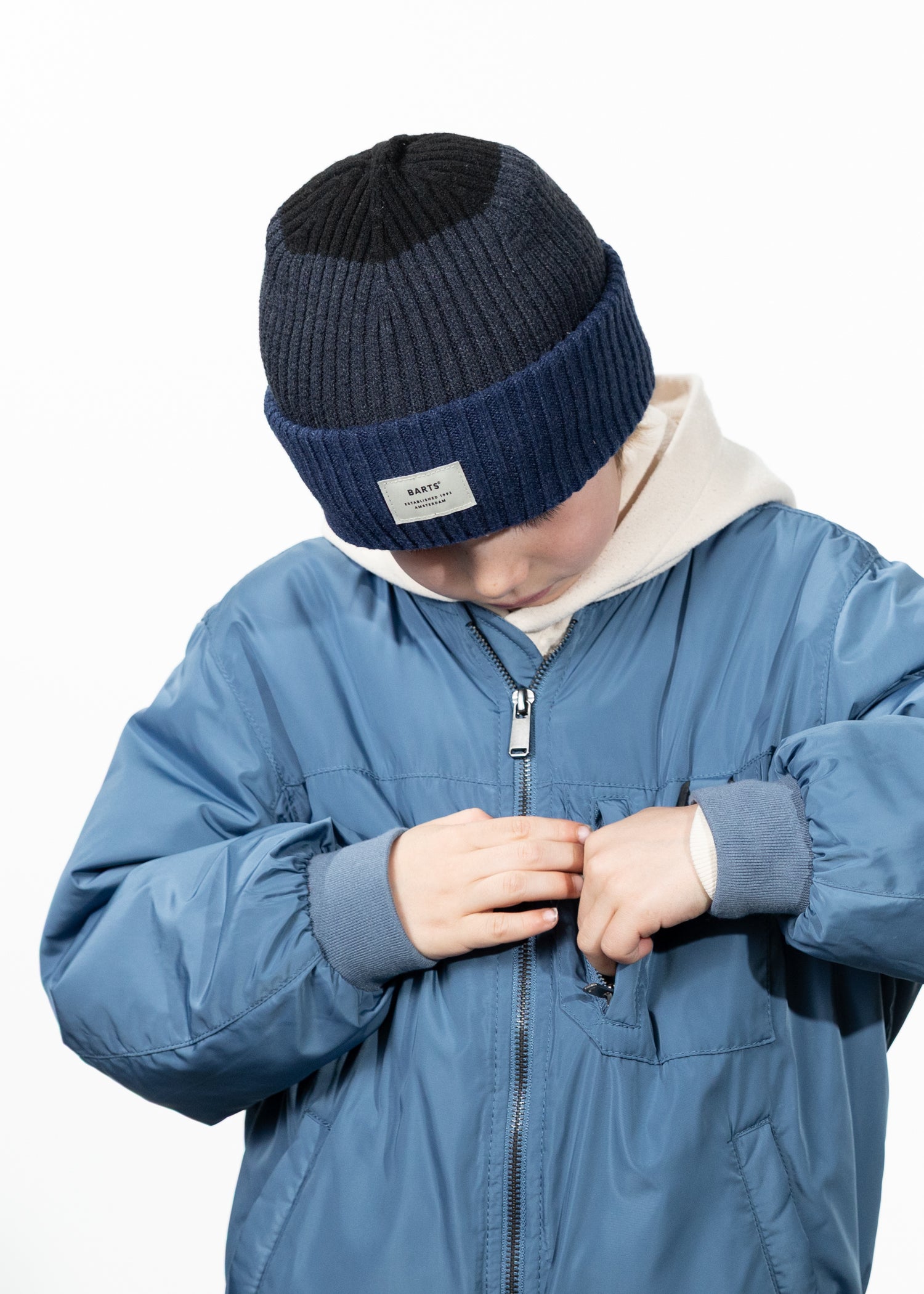 Kids Rylan Beanie navy - Front