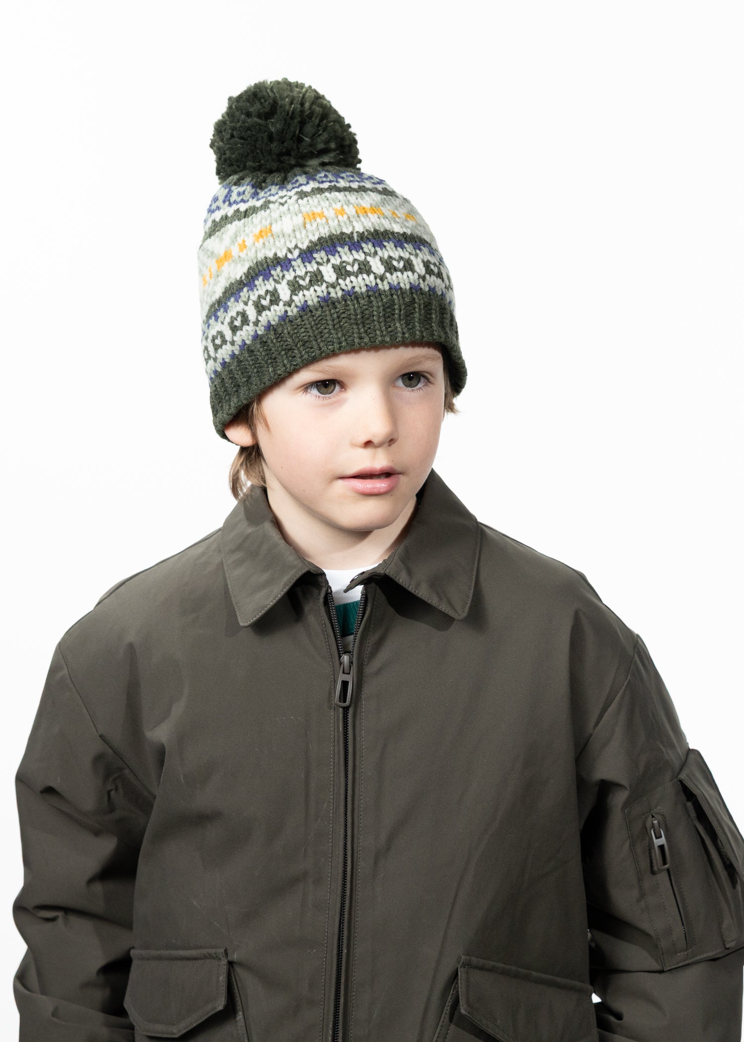 Kids Everart Beanie army - Front