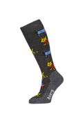 Kids Skisock Doggie Duck Kids dark heather