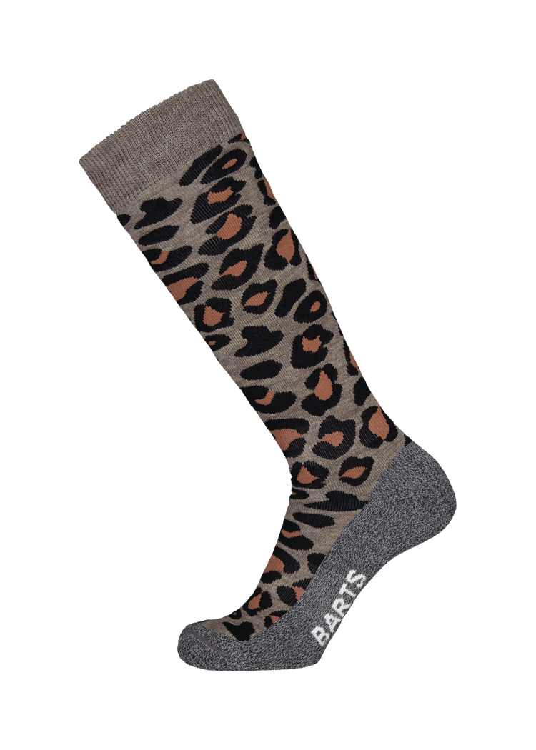Unisex Skisock Panther beige