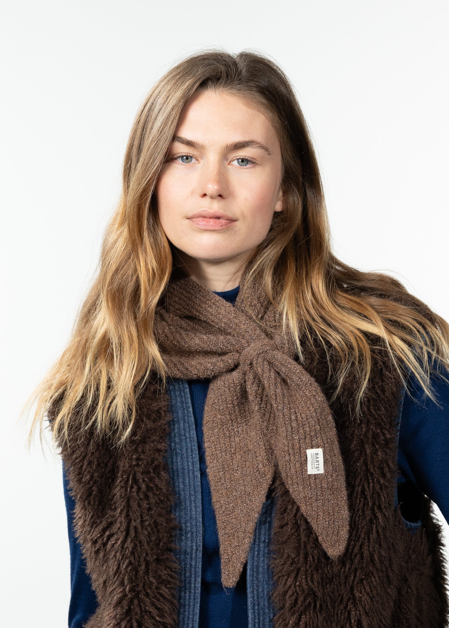 Women Neolana Scarf brown - Front