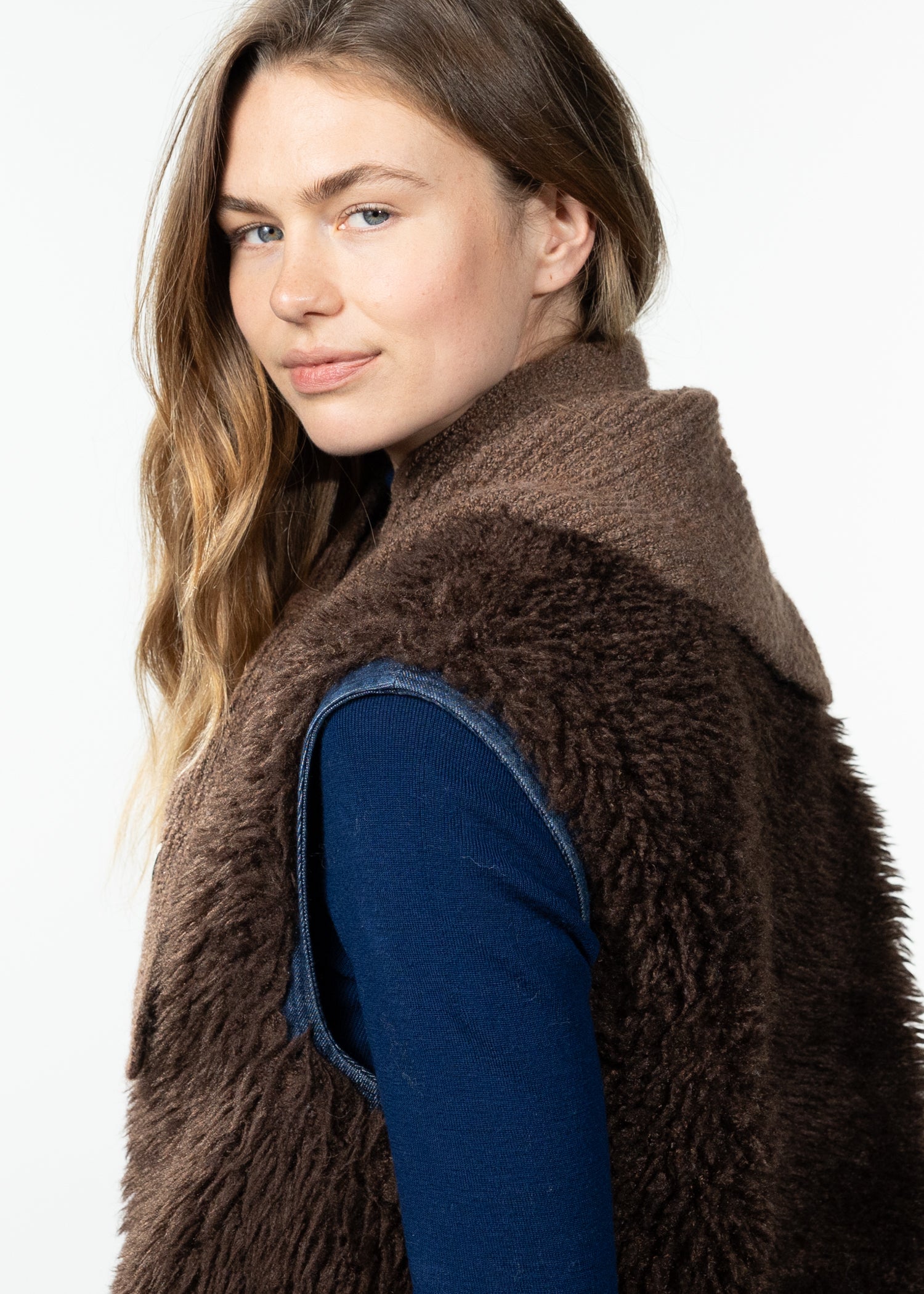 Women Neolana Scarf brown - Side