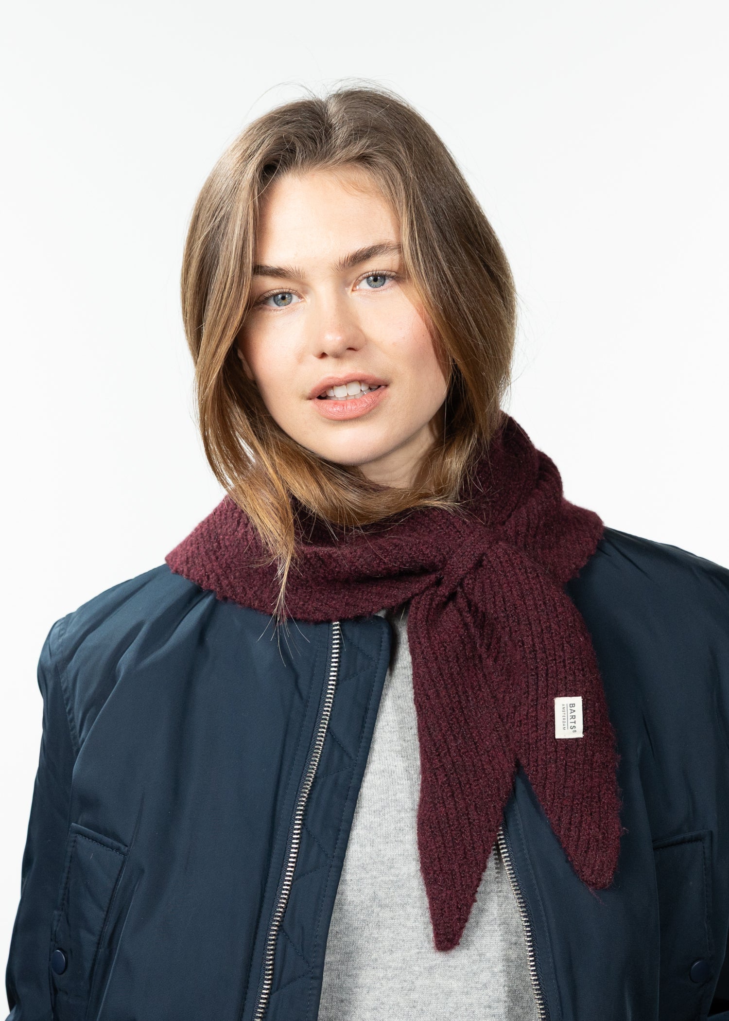 Women Neolana Scarf aubergine - Front