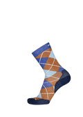Unisex Hiking Sock Argyle brown