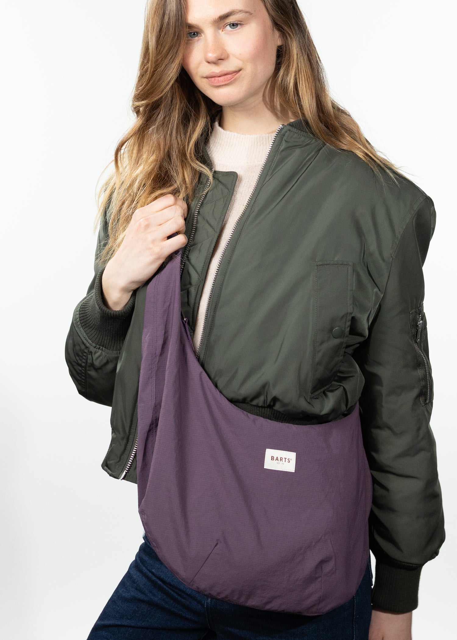 Bags Nurrina Shoulderbag aubergine - Side