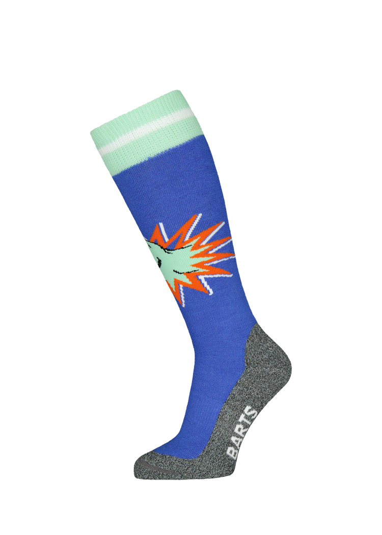 Kids Skisock Dino Kids blue